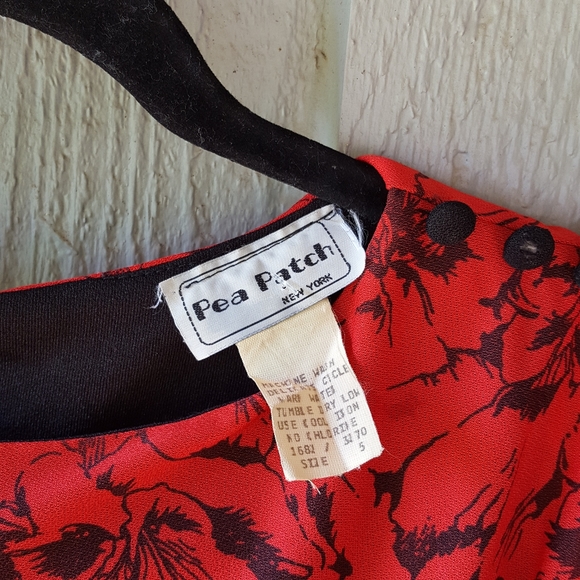 Vintage 80s Pea Patch Brand Dress SZ 5 - Picture 3 of 3